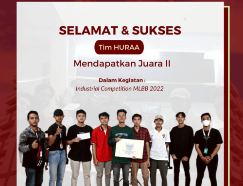 Tim Huraa Memperoleh Juara 2 Industrial Competition MLBB 2022