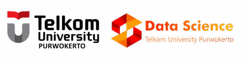 Prodi Teknik Data Science Telkom University Purwokerto Logo